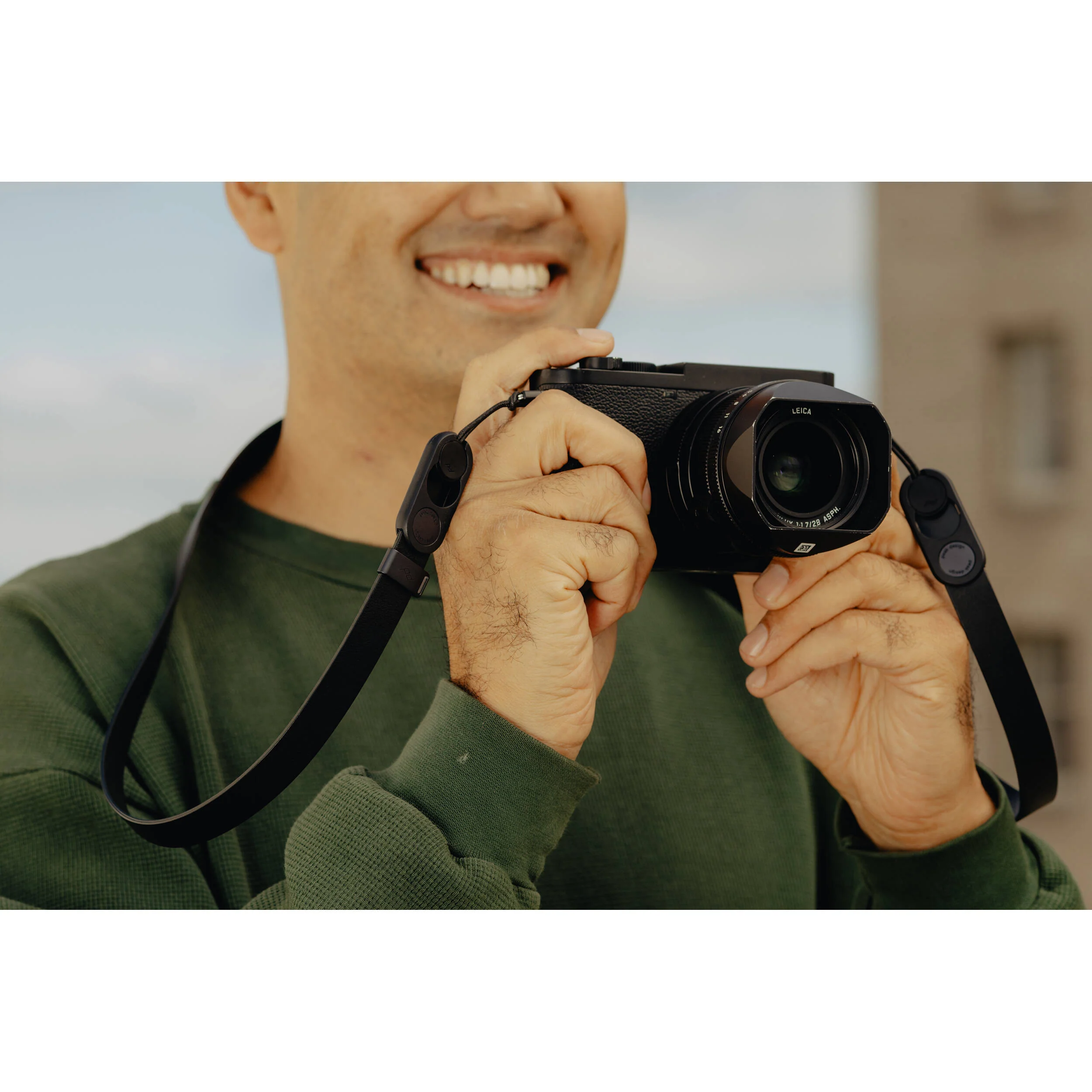 Peak Design Form Leather Camera Strap (Black, 52.6") - Image 4