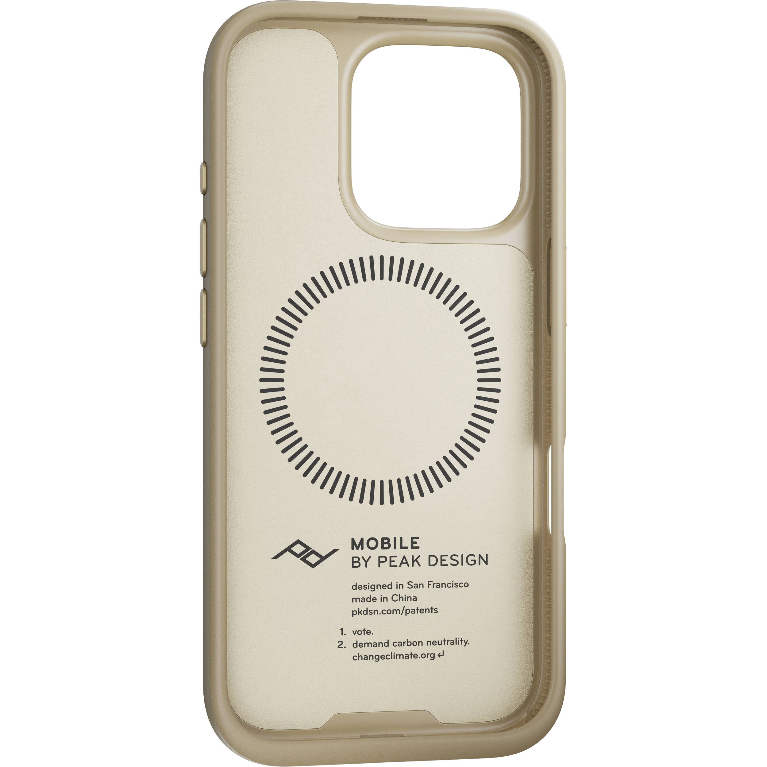 Peak Design Mobile Everyday Clarino Case for iPhone 16 Pro (Bone) - Image 5