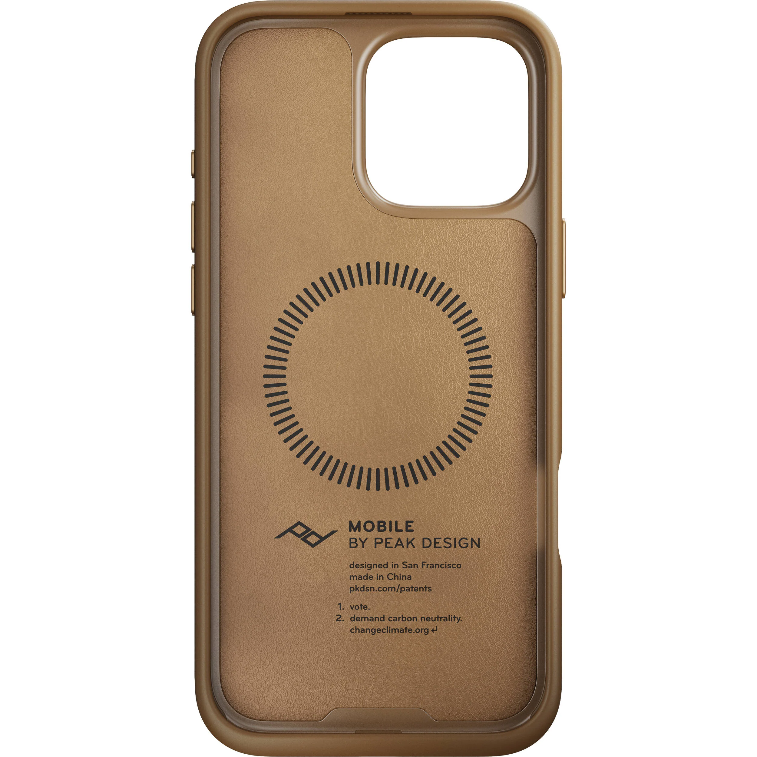 Peak Design Mobile Everyday Clarino Case for iPhone 16 Pro Max (Tan) - Image 5