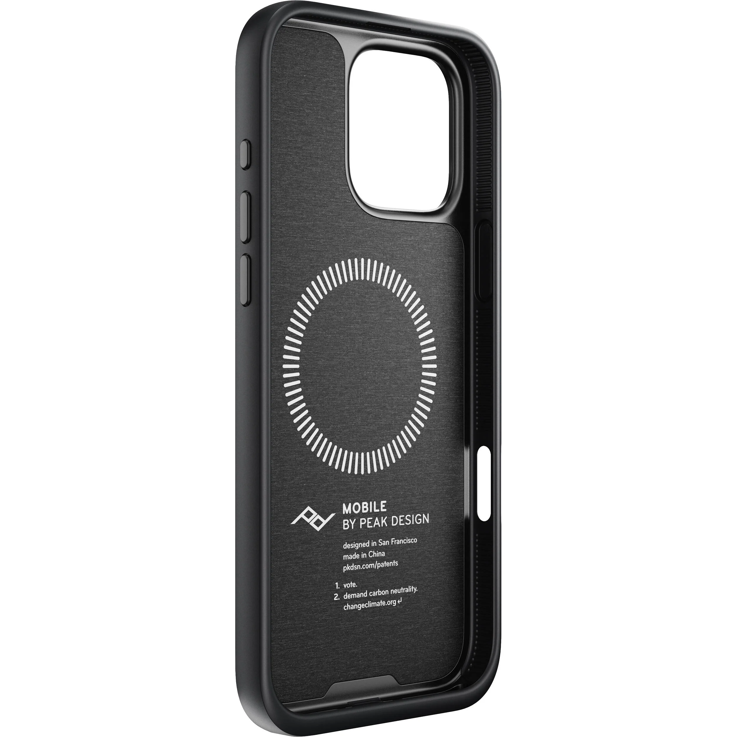 Peak Design Mobile Everyday Fabric Case for iPhone 16 Pro Max (Charcoal) - Image 4