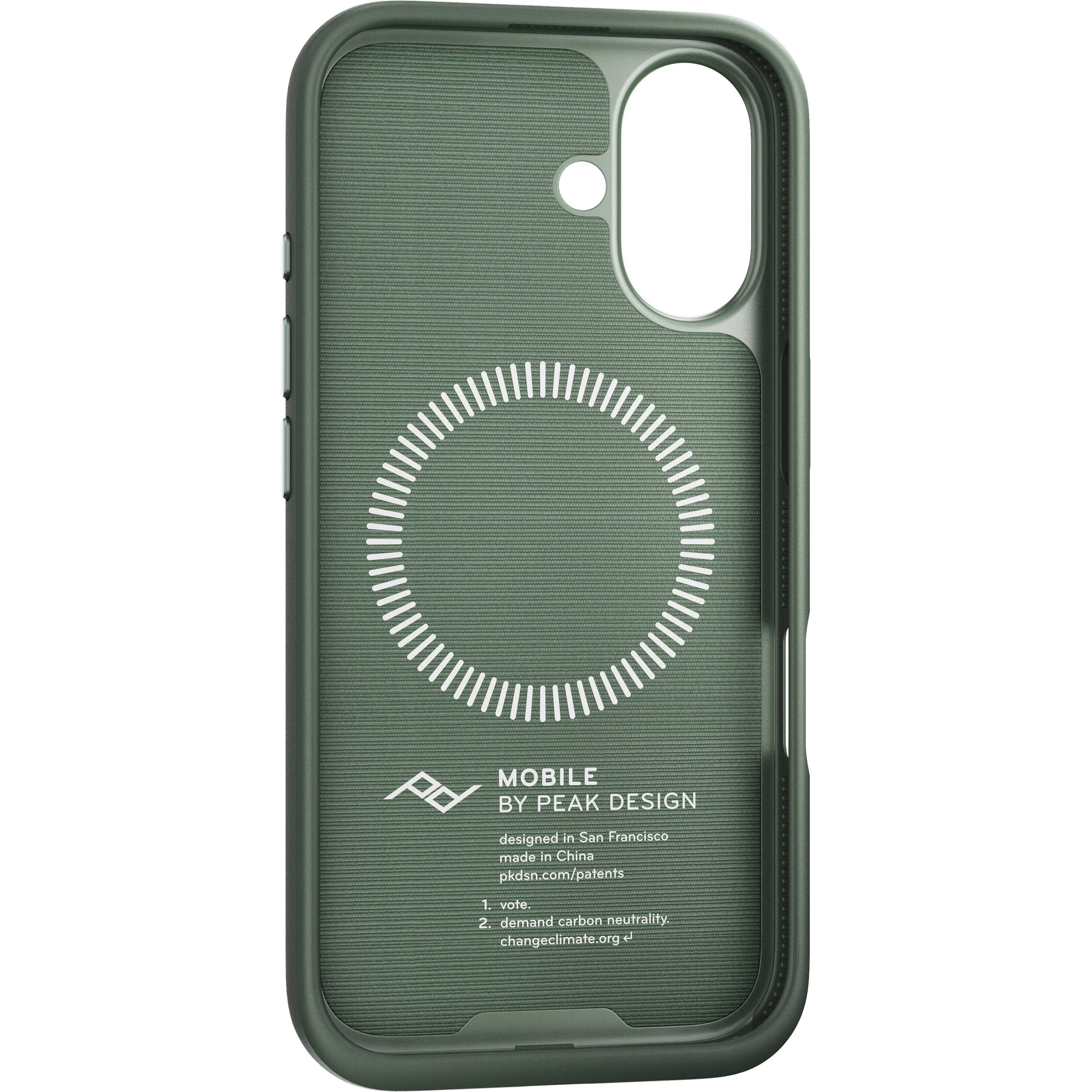 Peak Design Mobile Everyday Fabric Case for iPhone 16 (Sage) - Image 4