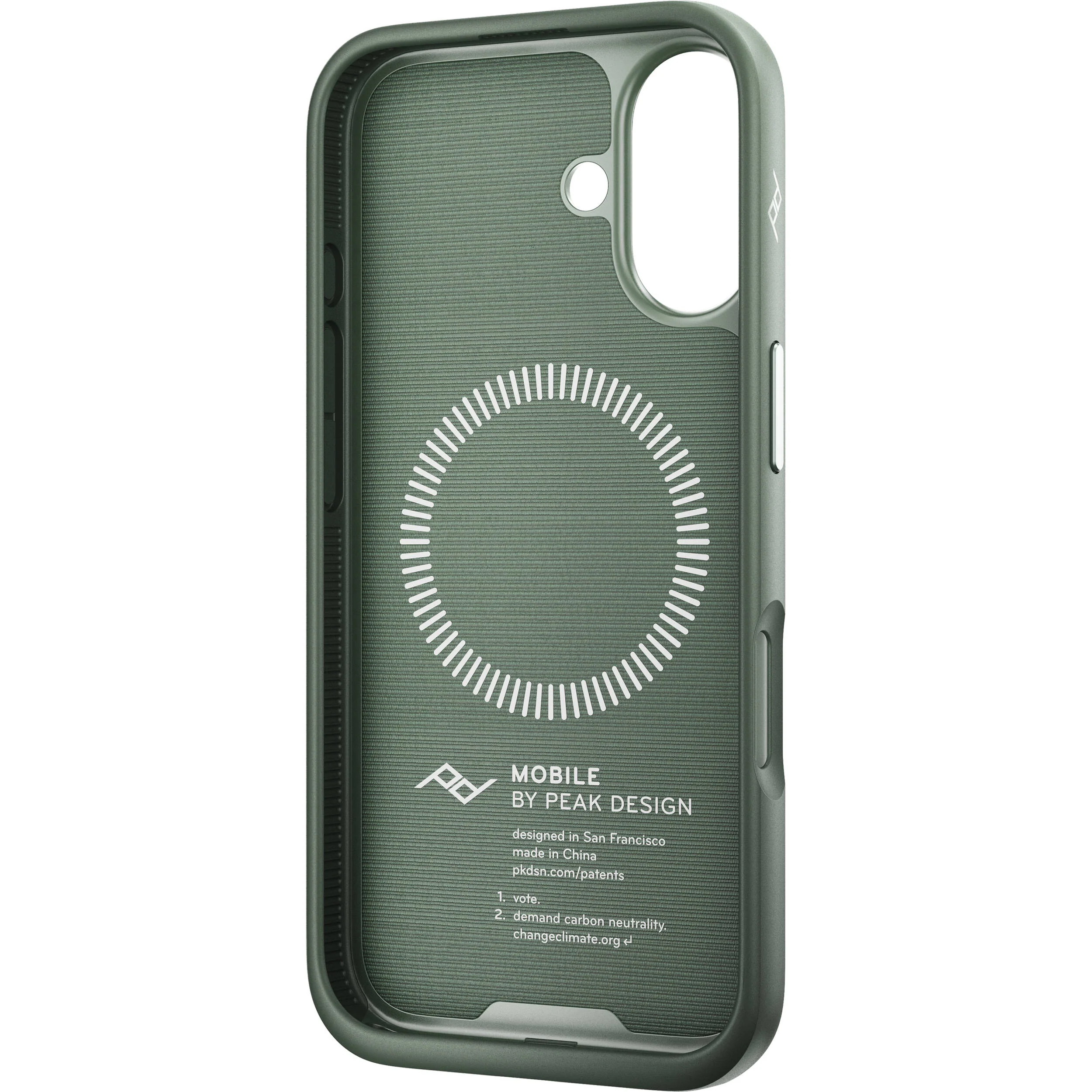 Peak Design Mobile Everyday Fabric Case for iPhone 16 (Sage) - Image 6