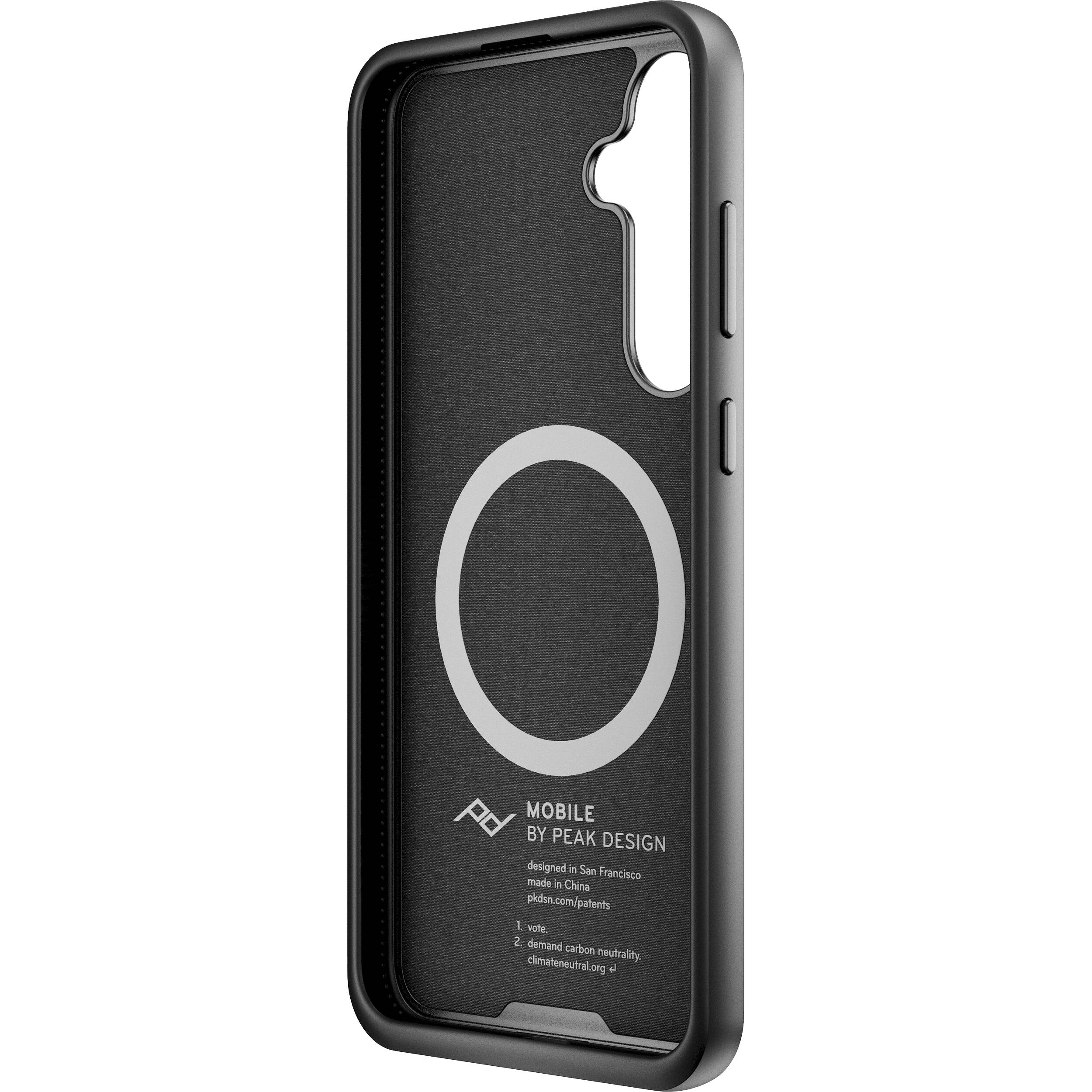 Peak Design Mobile Everyday Fabric Case for Samsung Galaxy S24+ (Charcoal) - Image 5