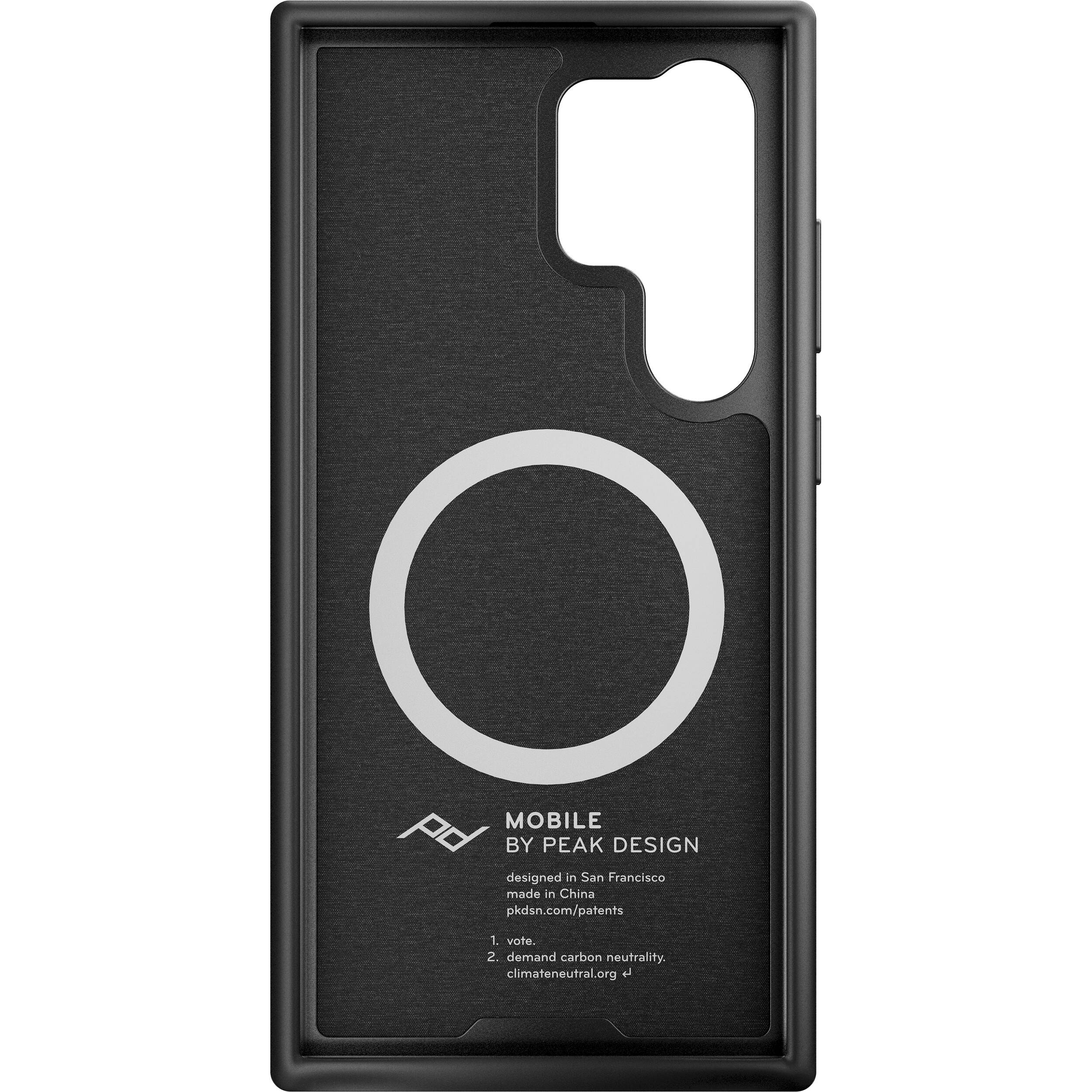 Peak Design Mobile Everyday Loop Case for Samsung Galaxy S24 Ultra (Charcoal) - Image 5