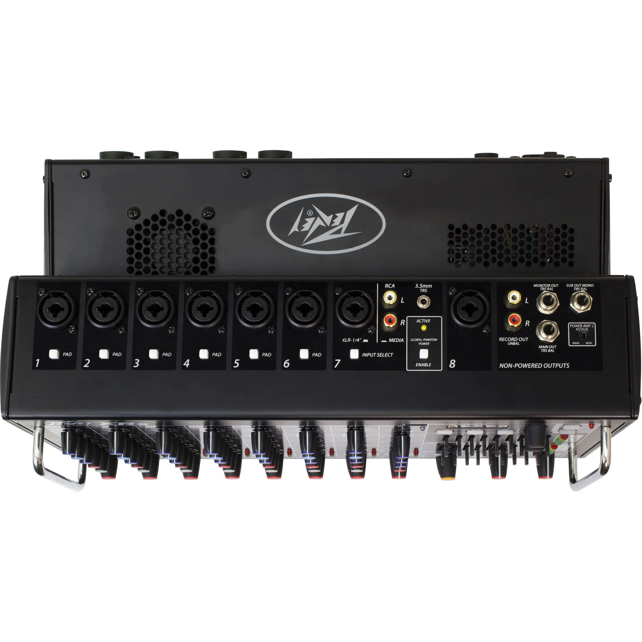Peavey XR S 8-Channel Powered Mixer with Bluetooth (1,000 W) - Image 5