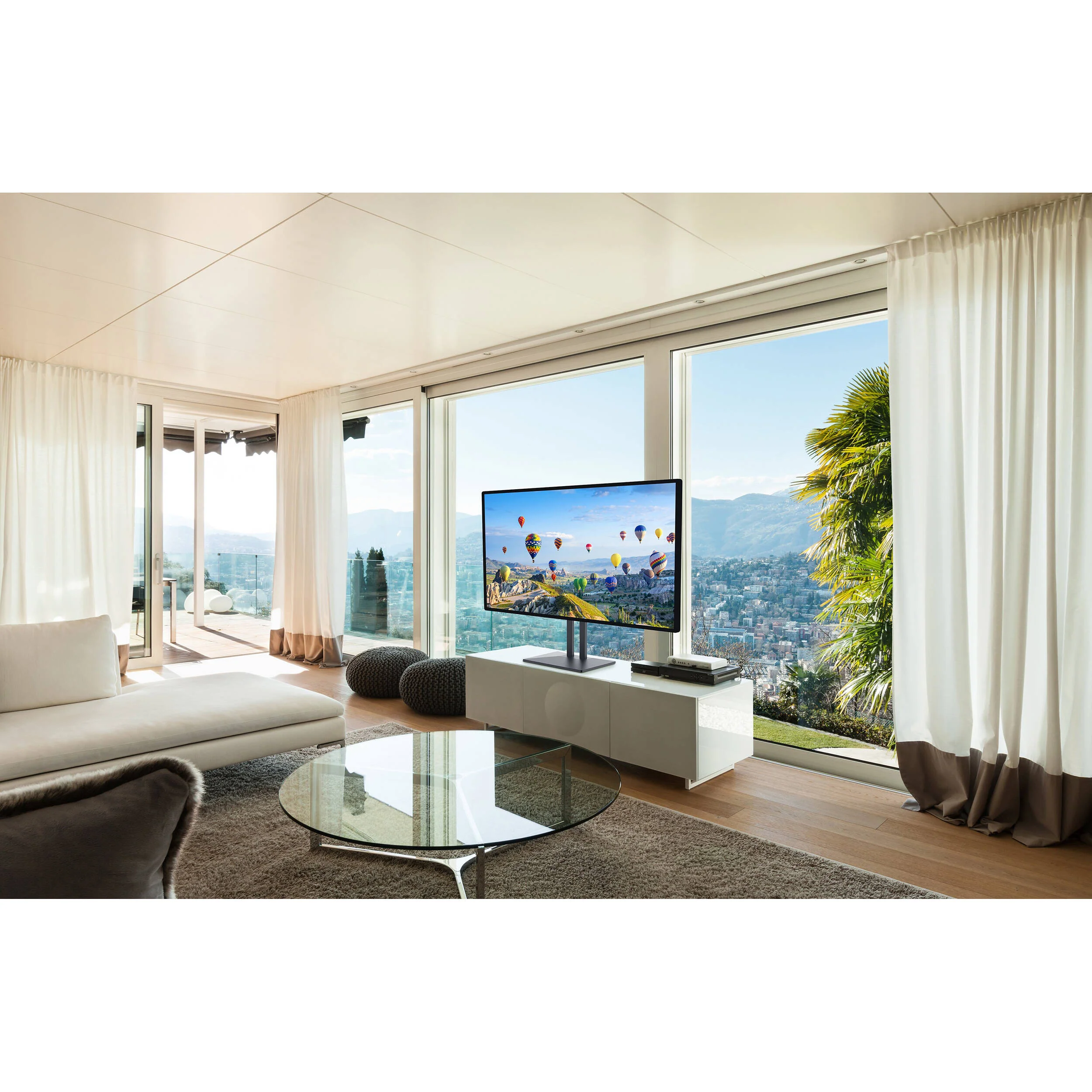 Peerless-AV PTS6X4 Universal TV Stand with Swivel for 55 to 85" Displays - Image 3