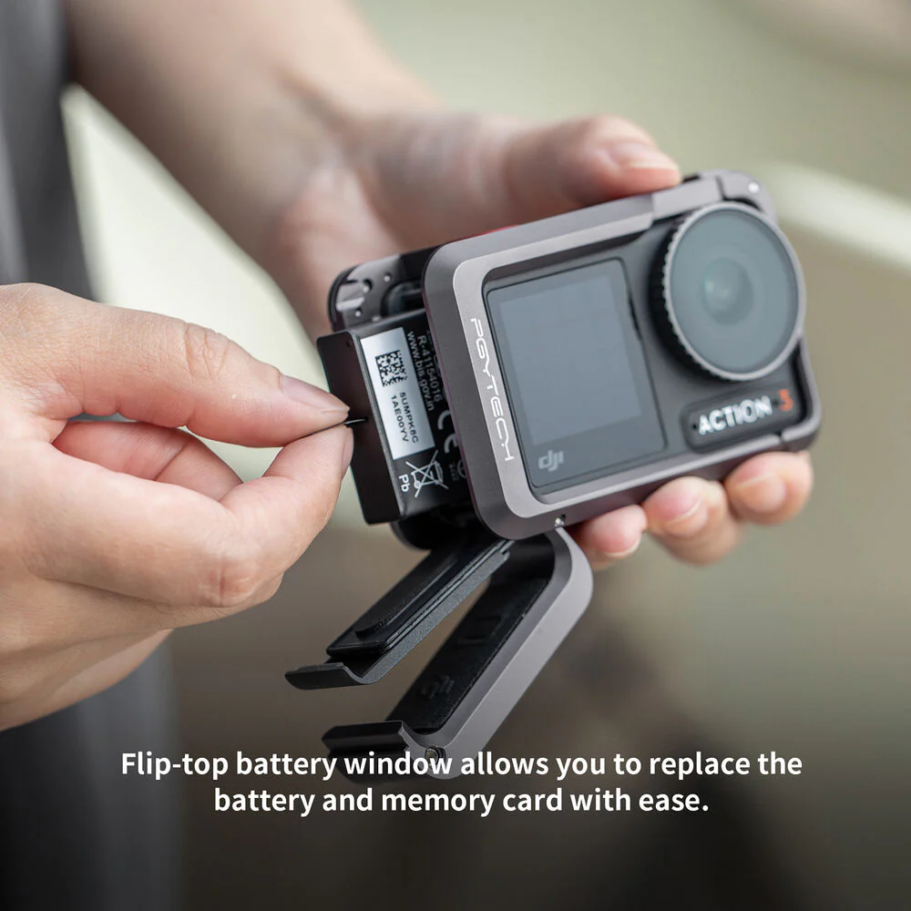 PGYTECH Camera Cage for DJI Osmo Action 3 and 4 - Image 6