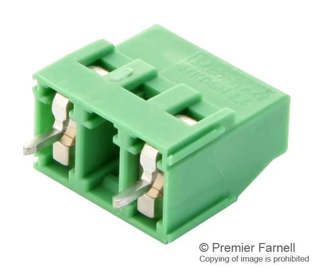 Phoenix Contact MKDSN 25/ 3 (13) MKDSN (13) Wire-To-Board Terminal Block 5 mm Ways 30 AWG 12 2.5 mm&Acirc;&sup2; Screw - Image 2