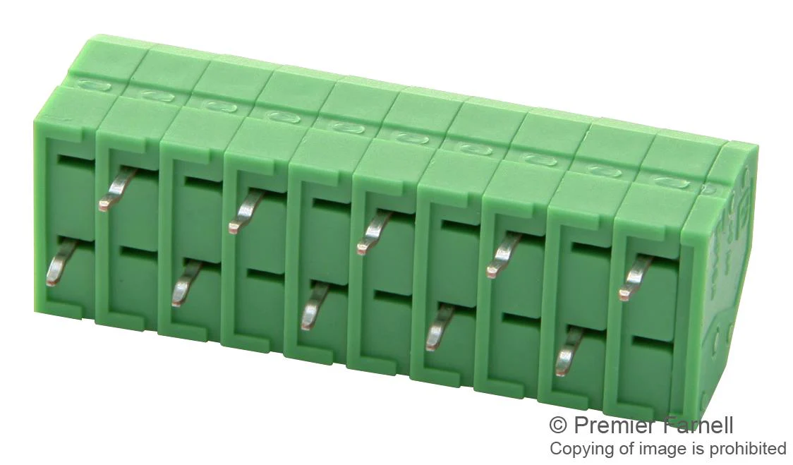 Phoenix Contact PTSA 1.5/10-35-Z PTSA 1.5/10-35-Z Wire-To-Board Terminal Block 3.5 mm 10 Ways 20 AWG 16 1.5 mm² Push In - Image 2