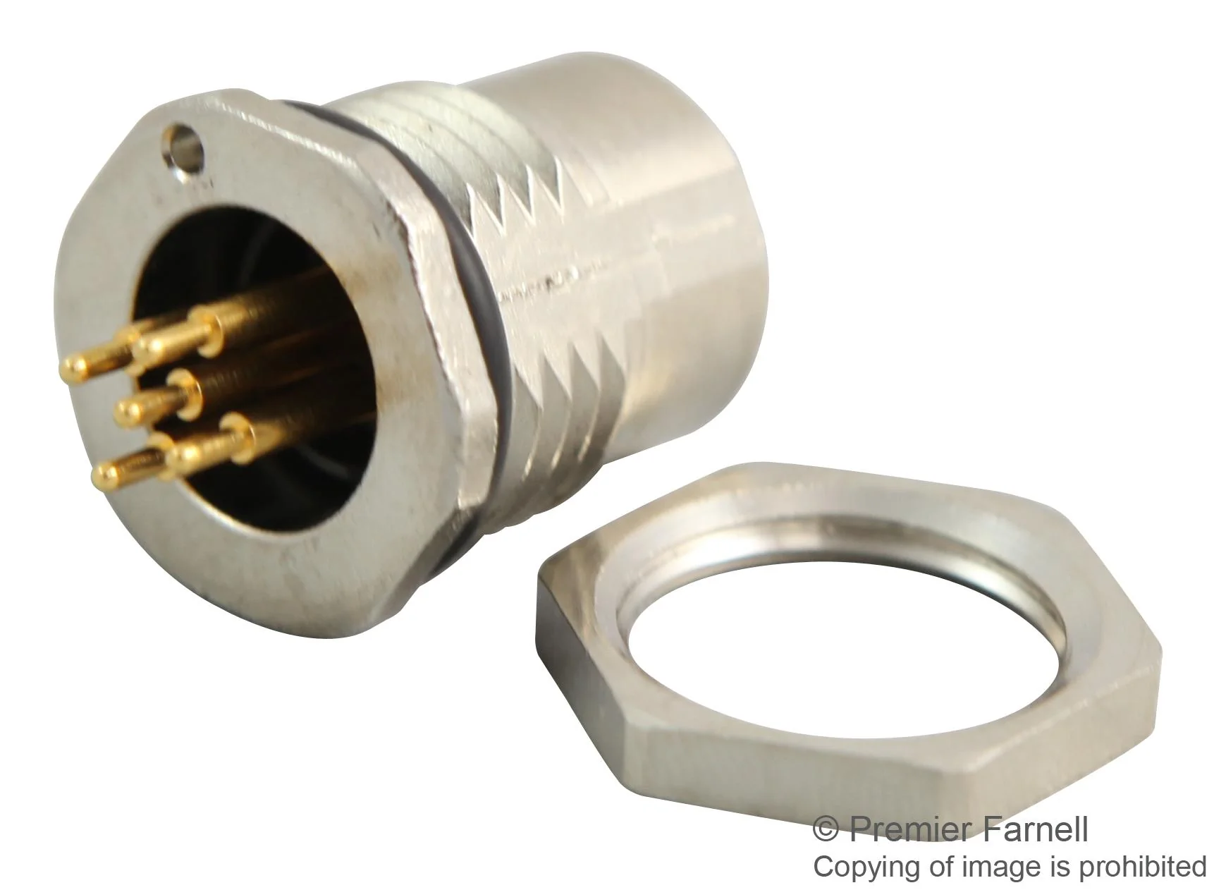 Phoenix Contact SACC-DSI-FS-5CON-L180 SCO SACC-DSI-FS-5CON-L180 SCO Sensor Connector Speedcon Series M12 Female 5 Positions Solder Socket Straight Panel Mount - Image 2