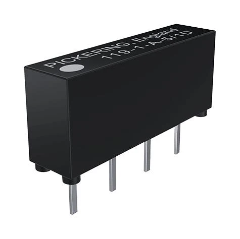 Pickering 119-1-A-5/1D Reed Relay SPST-NO 5 V 119 Series Through Hole 250 ohm 700 mA