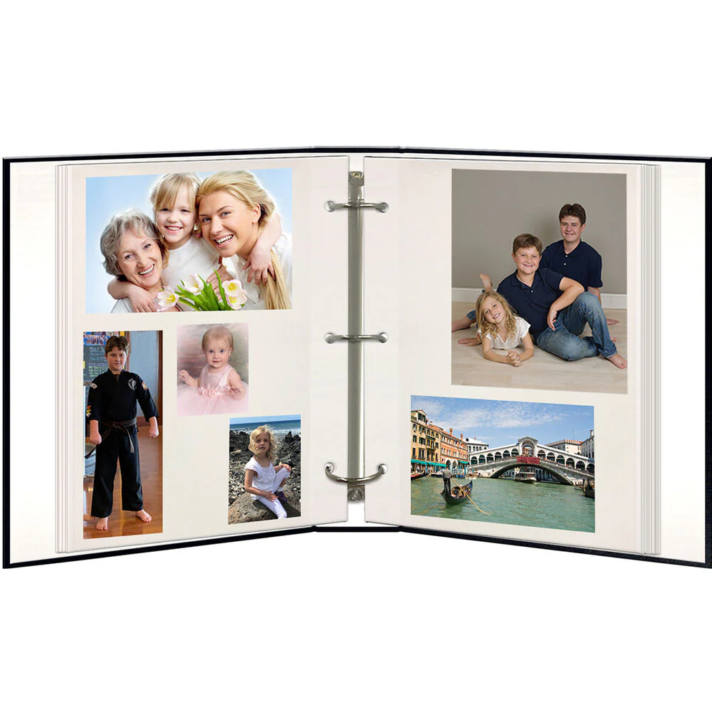 Pioneer Photo Albums Magnetic O-Ring Album (Navy Blue) - Image 2