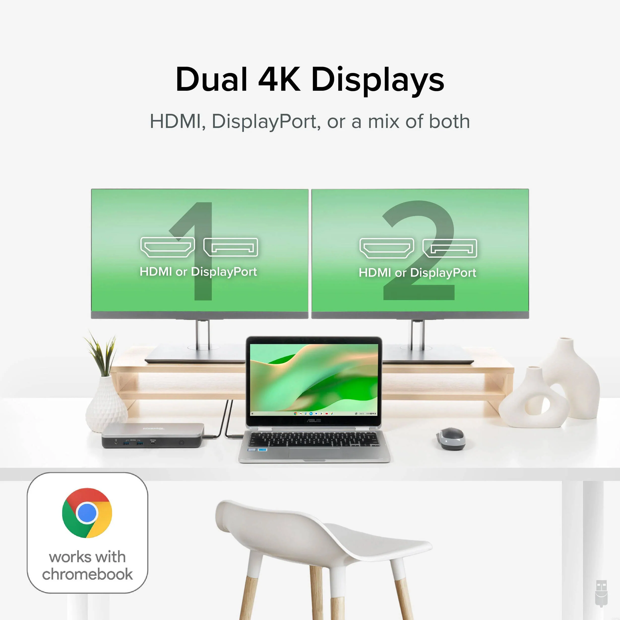 Plugable USB-C 3.2 Gen 2 Multi-Adapter Hub with Dual HDMI - Image 3