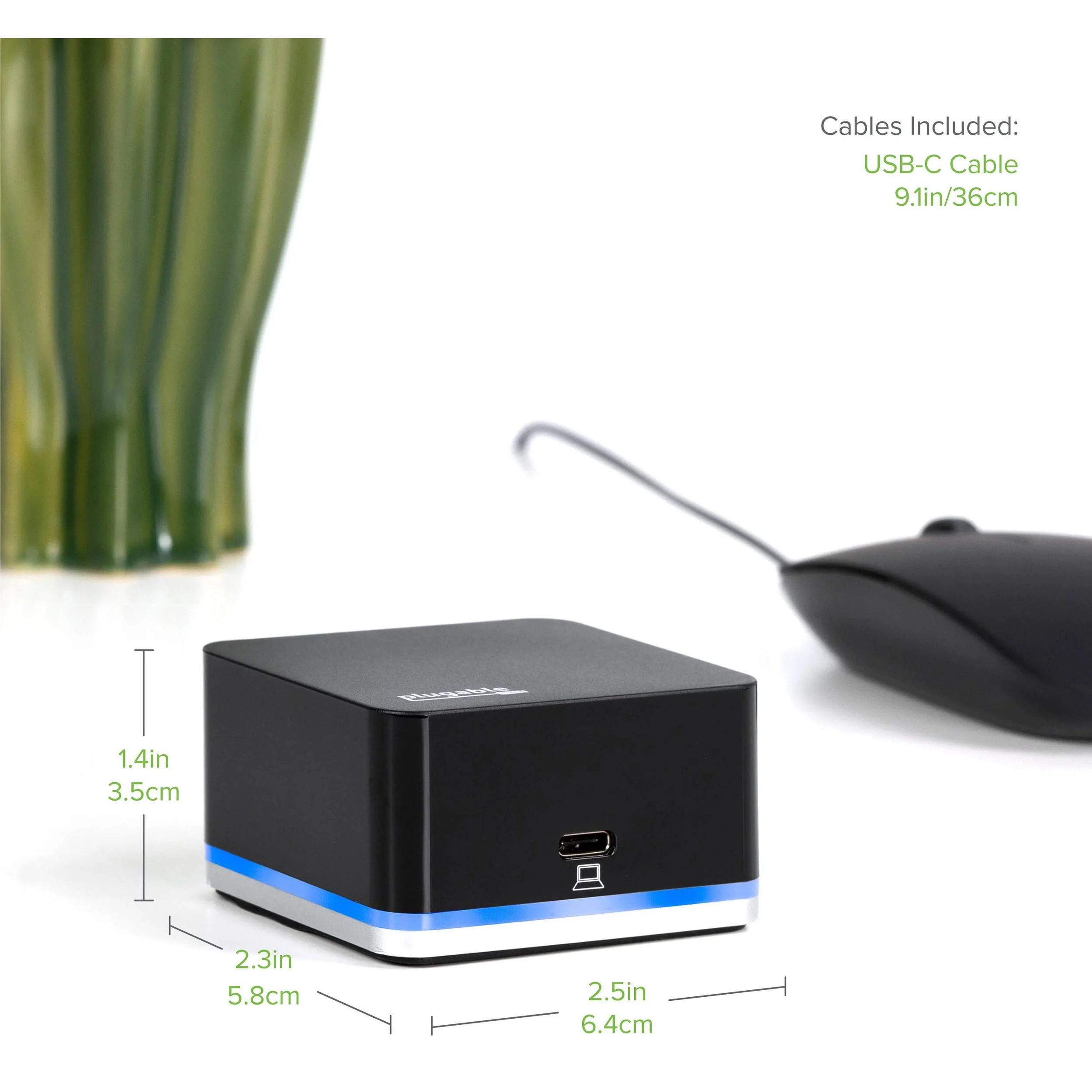 Plugable USB-C Cube Docking Station - Image 4