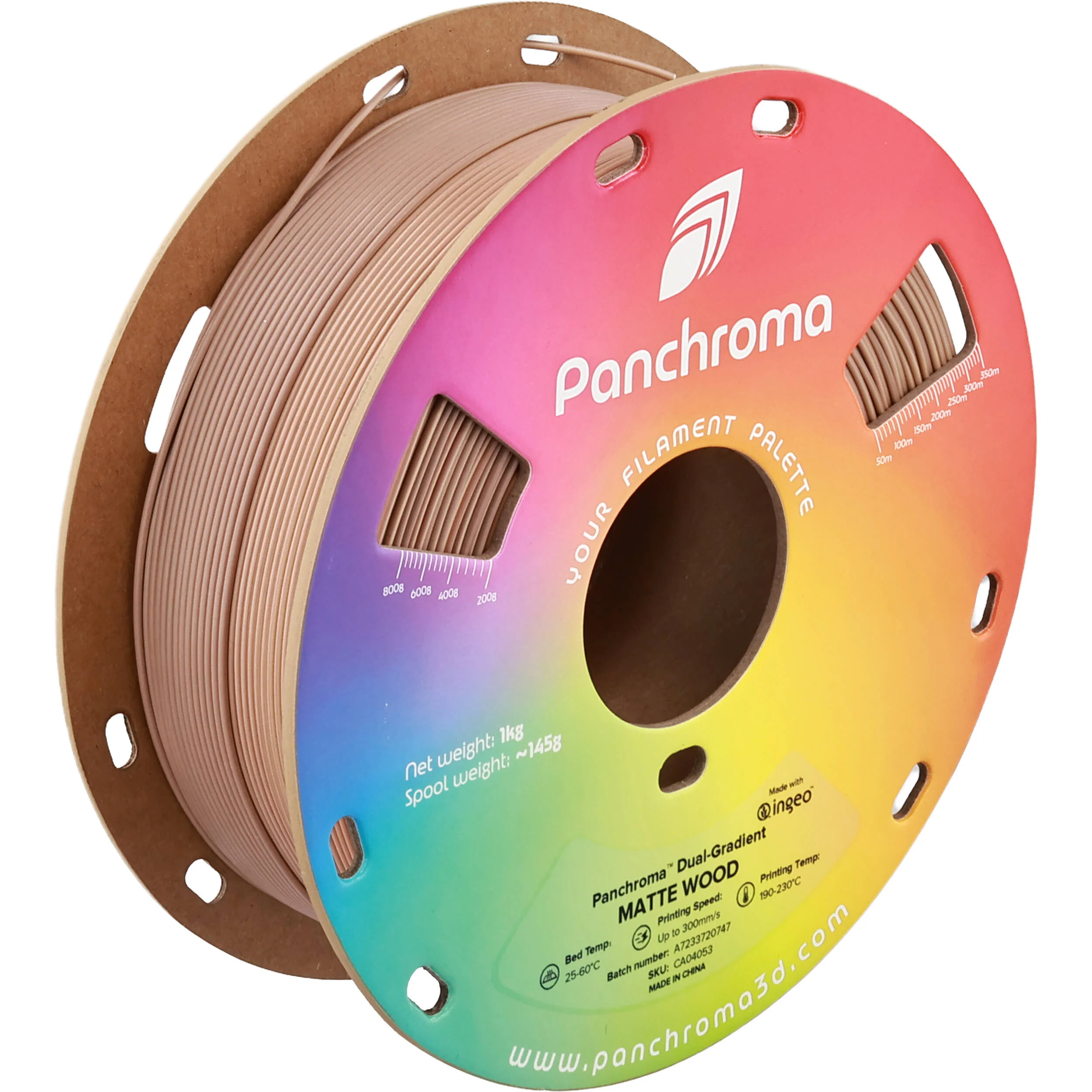 Polymaker Panchroma Gradient Matte PLA Filament (1kg, Wood Brown) - Image 5