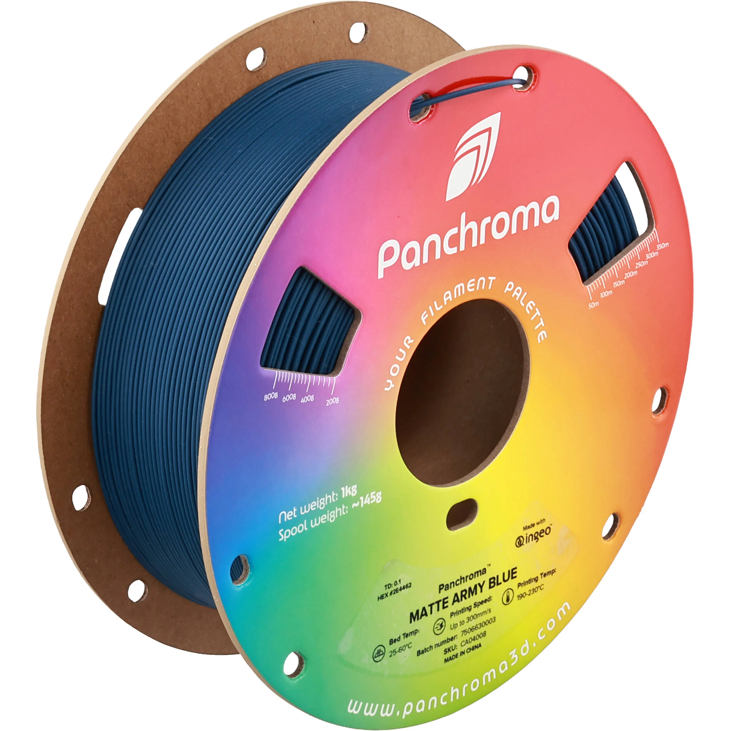 Polymaker Panchroma Matte PLA Filament (1kg, Army Blue) - Image 5