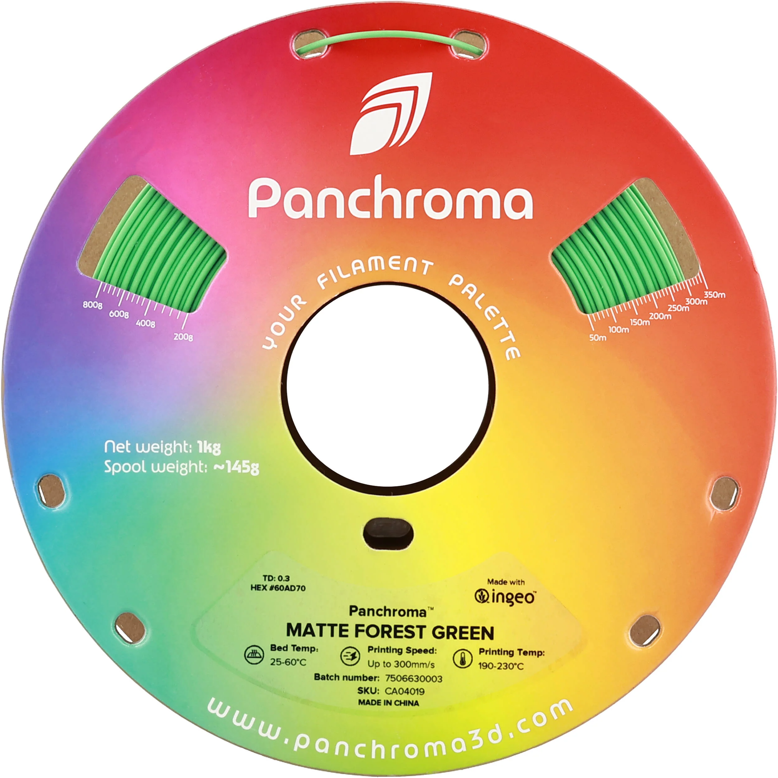 Polymaker Panchroma Matte PLA Filament (1kg, Forest Green) - Image 4