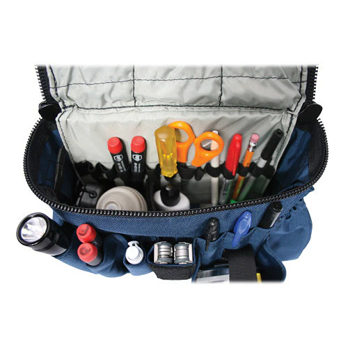 Porta Brace AC-3 Assistant Camera Pouch with Shoulder Strap (Large, Signature Blue) - Image 7