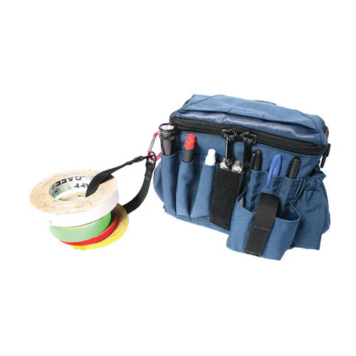 Porta Brace AC-3 Assistant Camera Pouch with Shoulder Strap (Large, Signature Blue) - Image 8