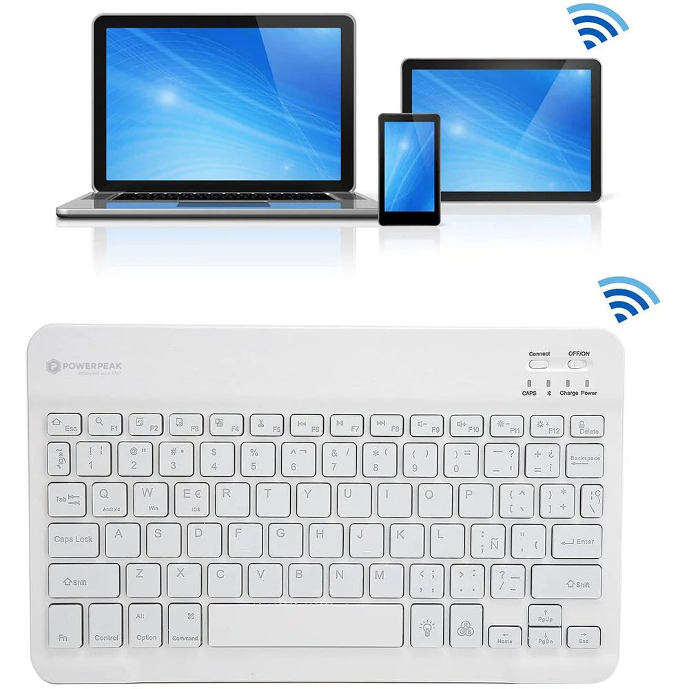 PowerPeak Mini Tablet Wireless Keyboard - Image 4