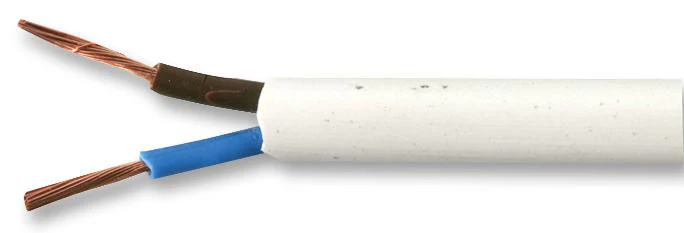 PRO POWER PP-3182Y-1.50MMWHT Multicore Unscreened Cable, White, 2 Core, 1.5 mm²