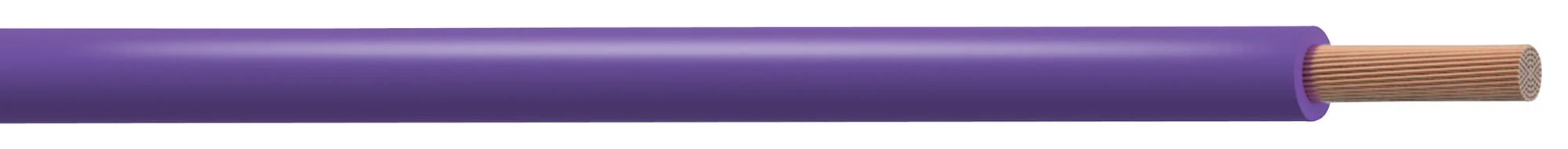 PRO POWER PP001283 Wire, Stranded, Tri Rated, PVC, Violet, 14 AWG, 2.5 mm², 328 ft, 100 m