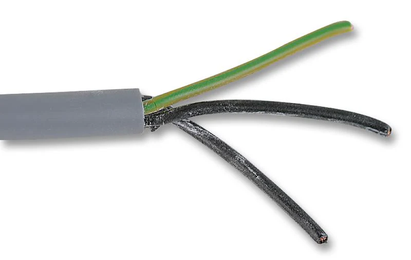 PRO POWER PPYY3C2.50 50M Multicore Unscreened Cable, YY, Grey, 3 Core, 2.5 mm², 164 ft, 50 m
