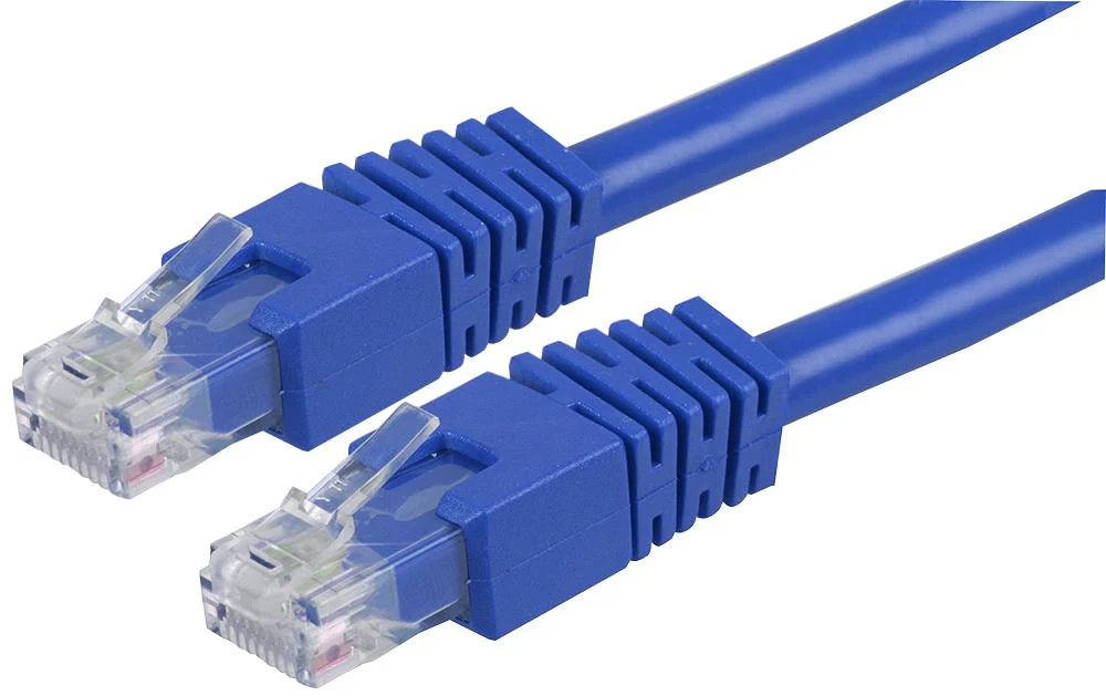 PRO SIGNAL PS11184 RJ45 Male to Male Cat6 UTP Ethernet Patch Lead, 5m Blue