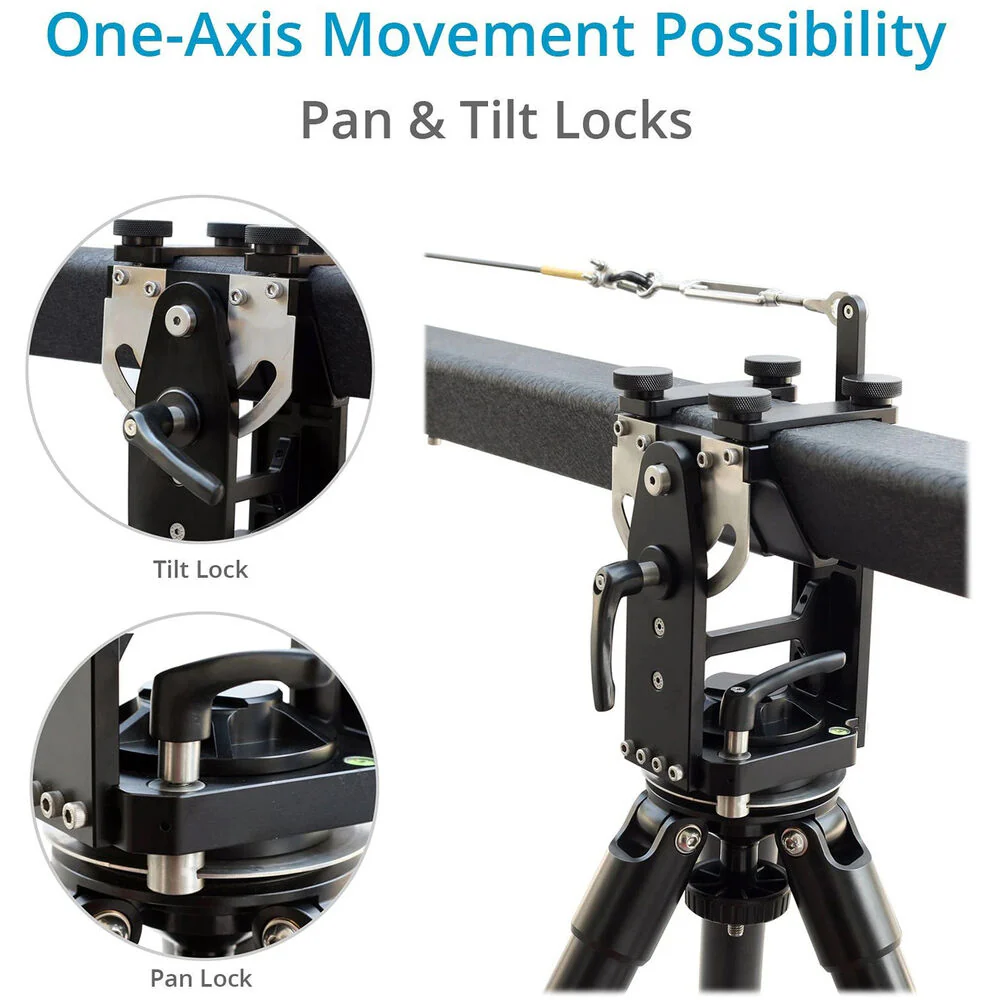 Proaim 20' Fraser Traveler Jib Kit with Tripod Stand and Dolly - Image 4