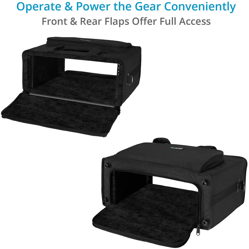 Proaim Cube 4 RU Rack Bag for Sound Recordists, Soundmen, and Mixers - Image 4