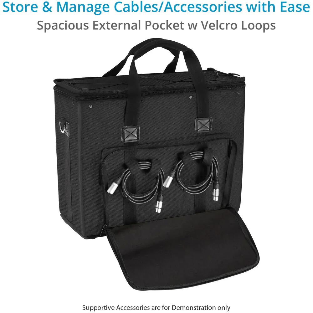 Proaim Cube 4 RU Rack Bag for Sound Recordists, Soundmen, and Mixers - Image 5