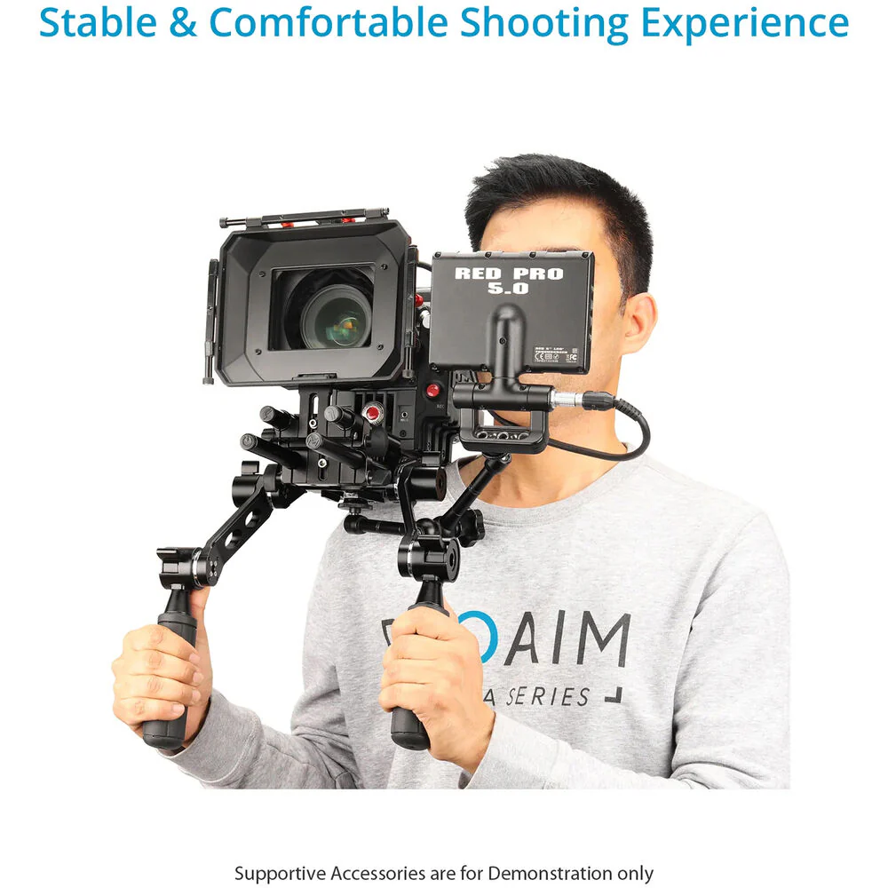 Proaim Handgrip with Quick-Trigger Rotation & ARRI Rosette (Left) - Image 5