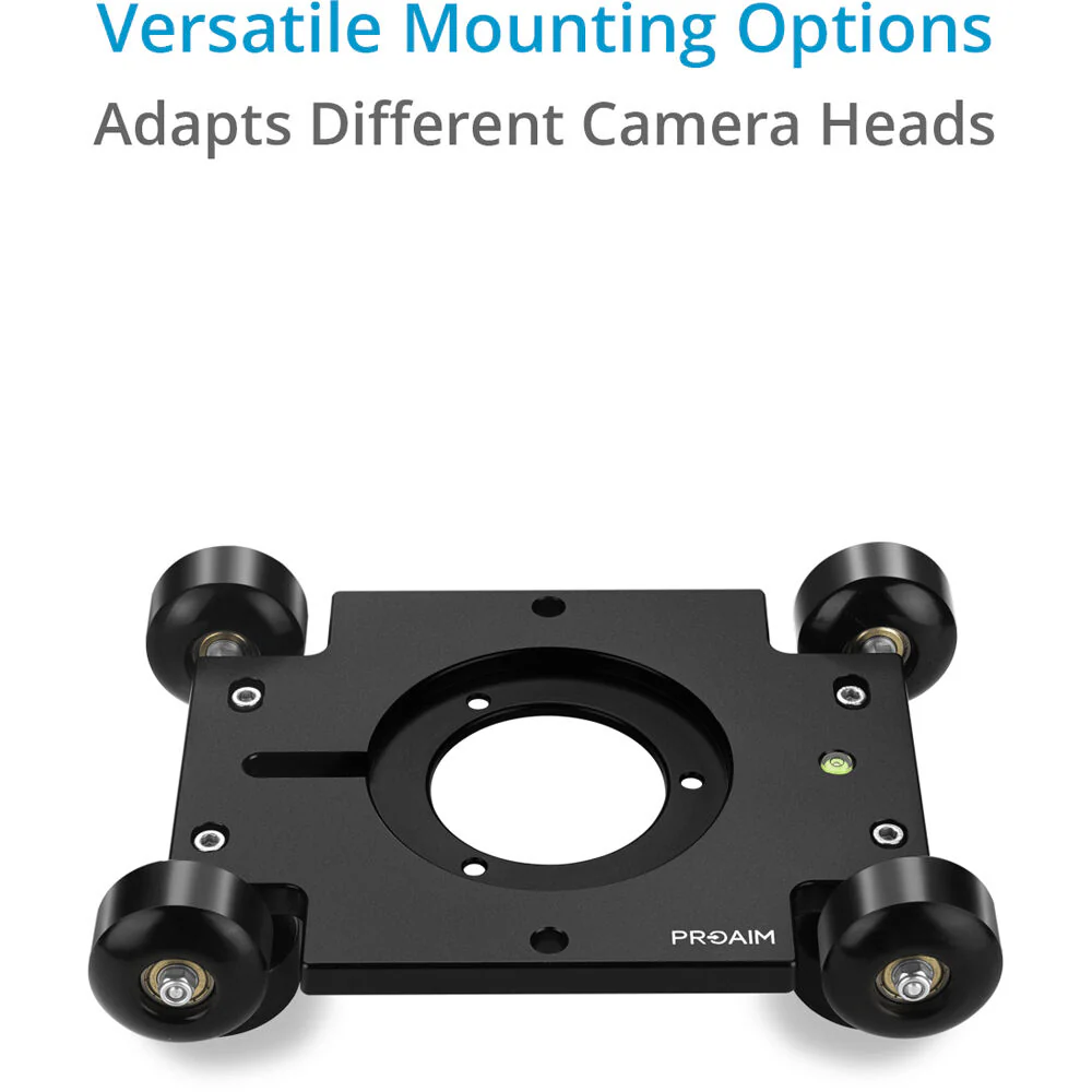 Proaim Polaris Mini Portable Camera Dolly with Universal Track Ends - Image 6