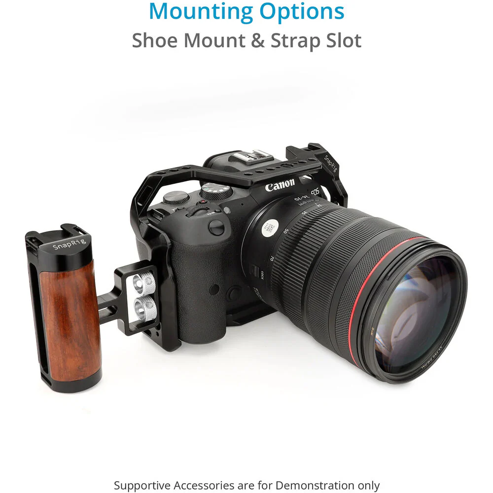 Proaim SnapRig Wood Mini Side Handle (1/4"-20 Knurled Thumbscrews) - Image 2