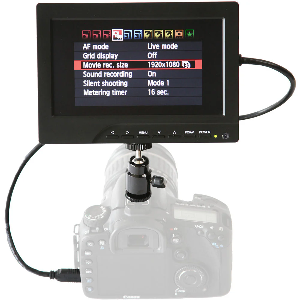 ProAm USA Iris Pro 7" On-Camera Monitor Basic Kit - Image 2