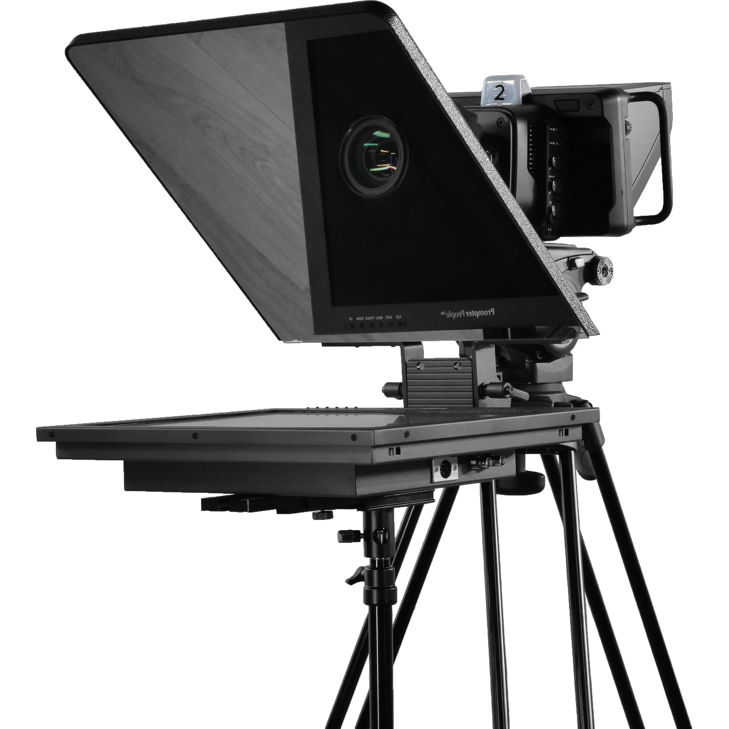 Prompter People Flex Plus Teleprompter with 17" High-Bright Monitor & Freestand Kit - Image 3