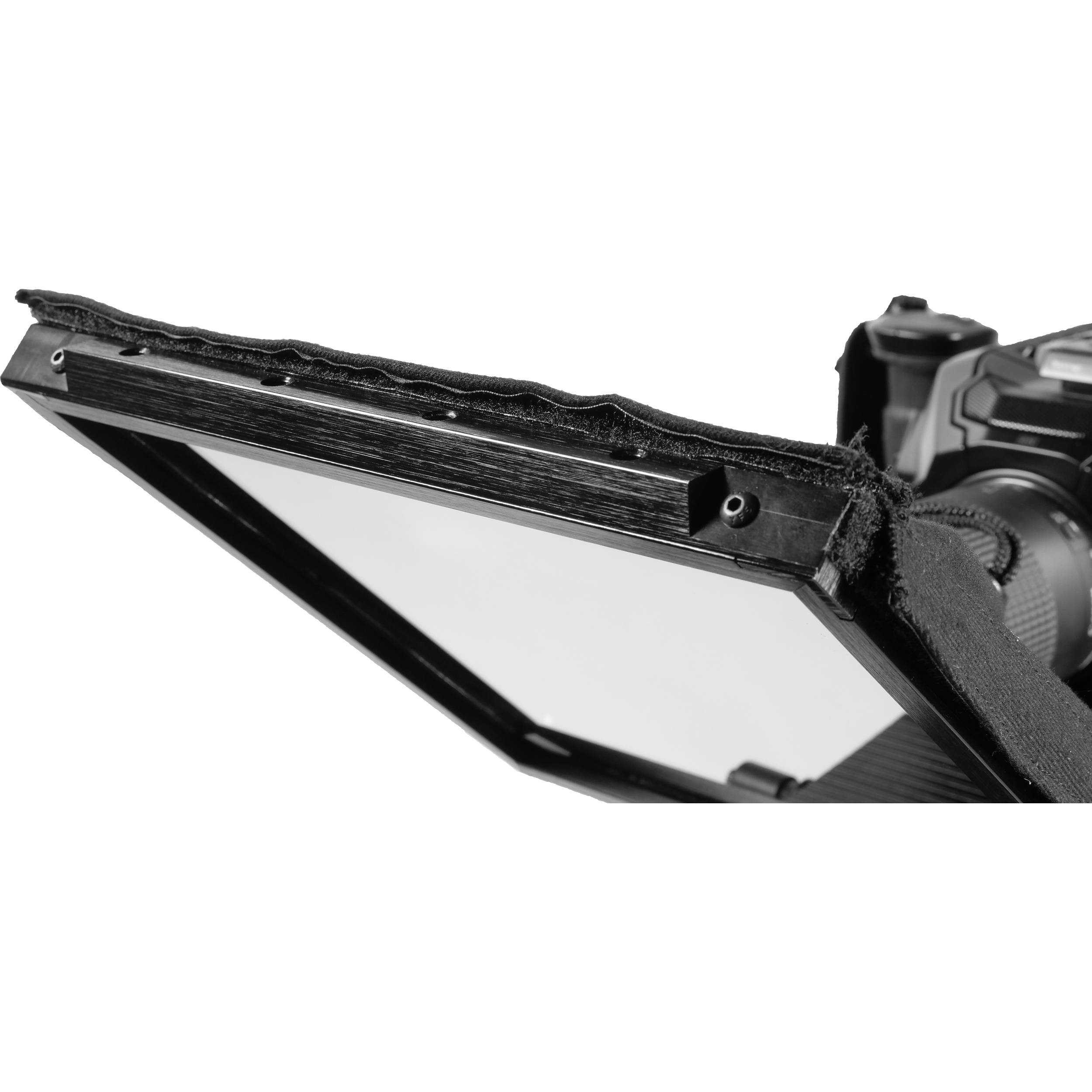 Prompter People PAL12 Prompter Pal Teleprompter with Auto-Reversing Monitor, 12 x 12" Glass, and Camera Sled - Image 10
