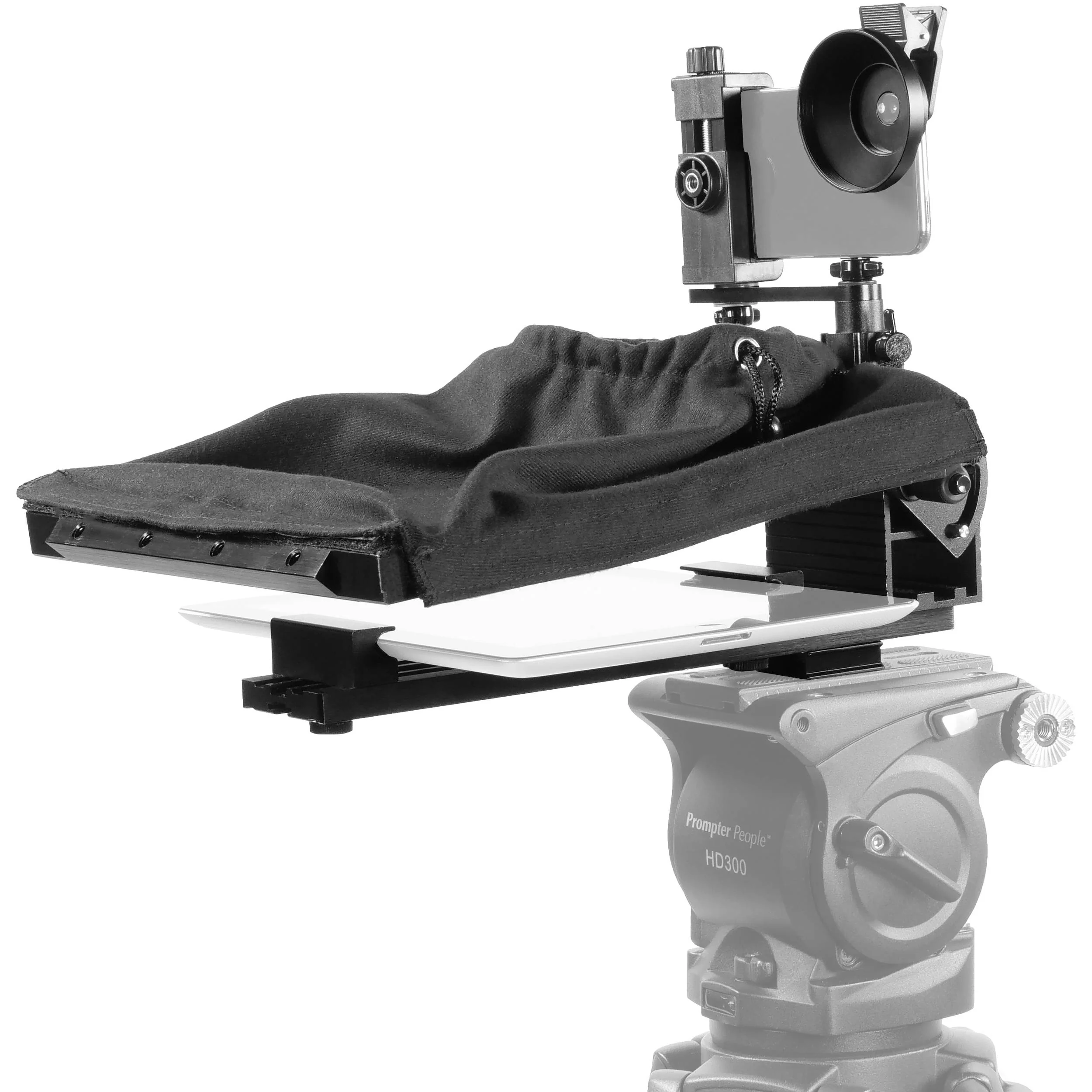 Prompter People PAL12 Prompter Pal Teleprompter with Auto-Reversing Monitor, 12 x 12" Glass, and Camera Sled - Image 5