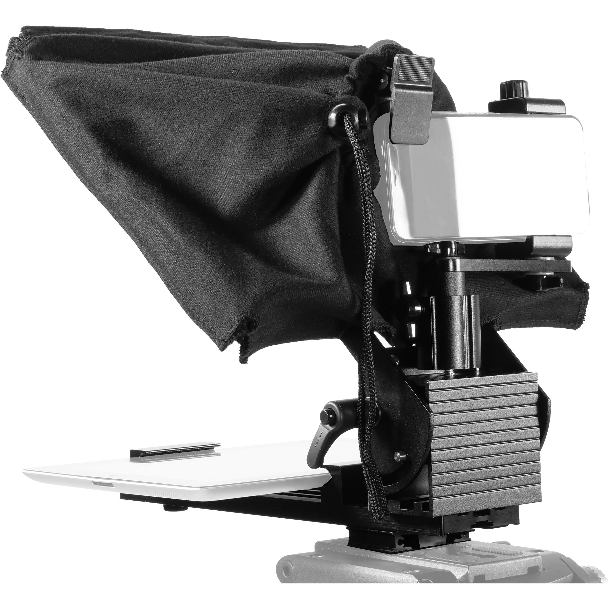 Prompter People PAL12 Prompter Pal Teleprompter with Auto-Reversing Monitor, 12 x 12" Glass, and Camera Sled - Image 6