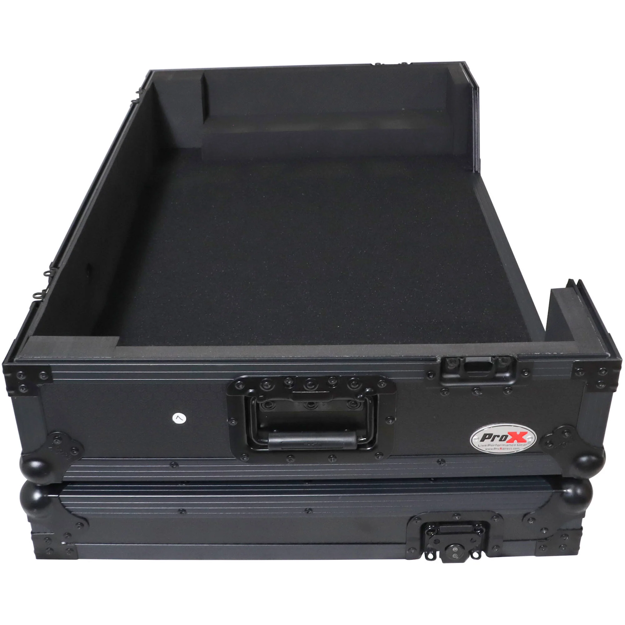 ProX Flight Case with 1 Rack Space and Wheels for AlphaTheta XDJ-AZ Controllers (All-Black) - Image 3