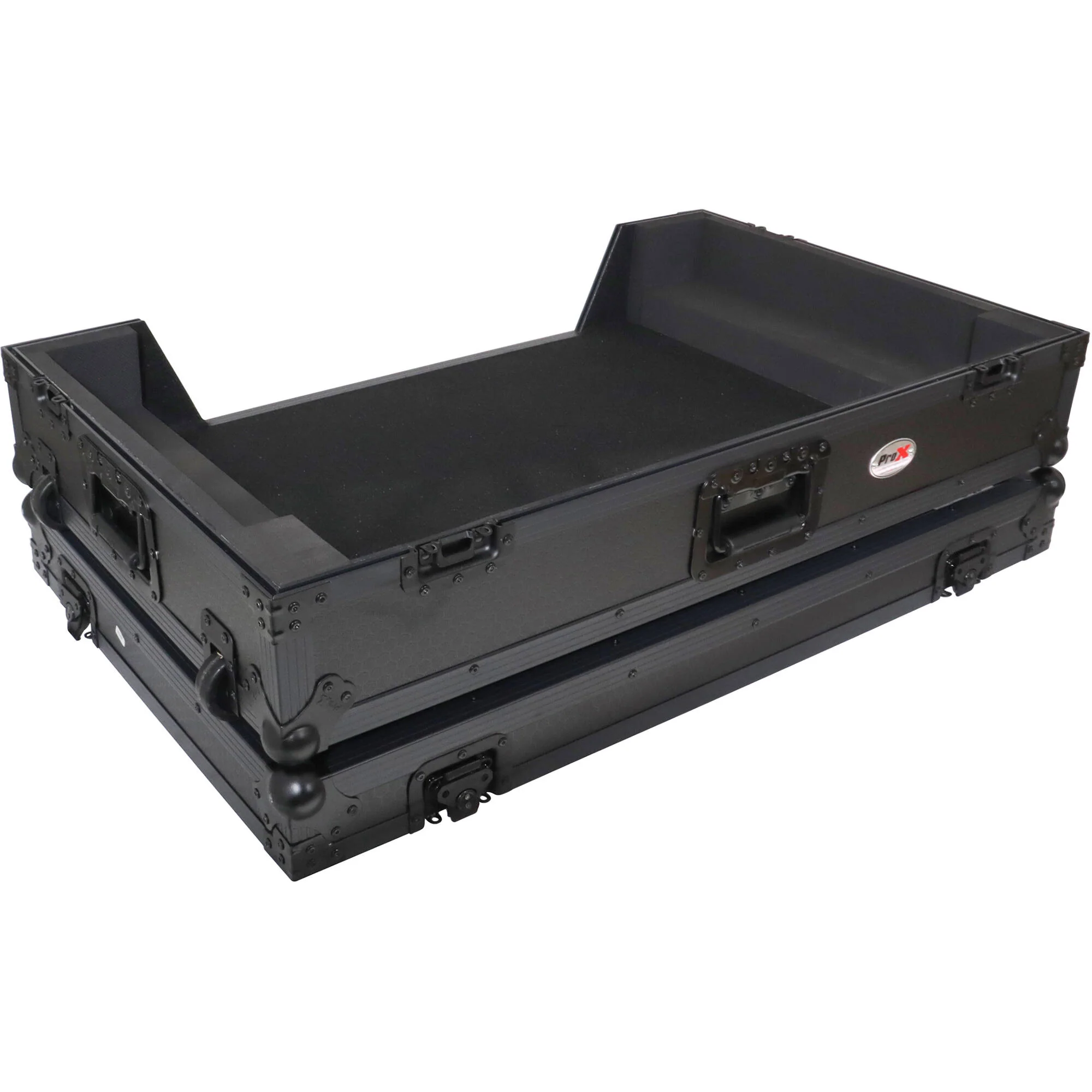 ProX Flight Case with 1 Rack Space and Wheels for AlphaTheta XDJ-AZ Controllers (All-Black) - Image 5