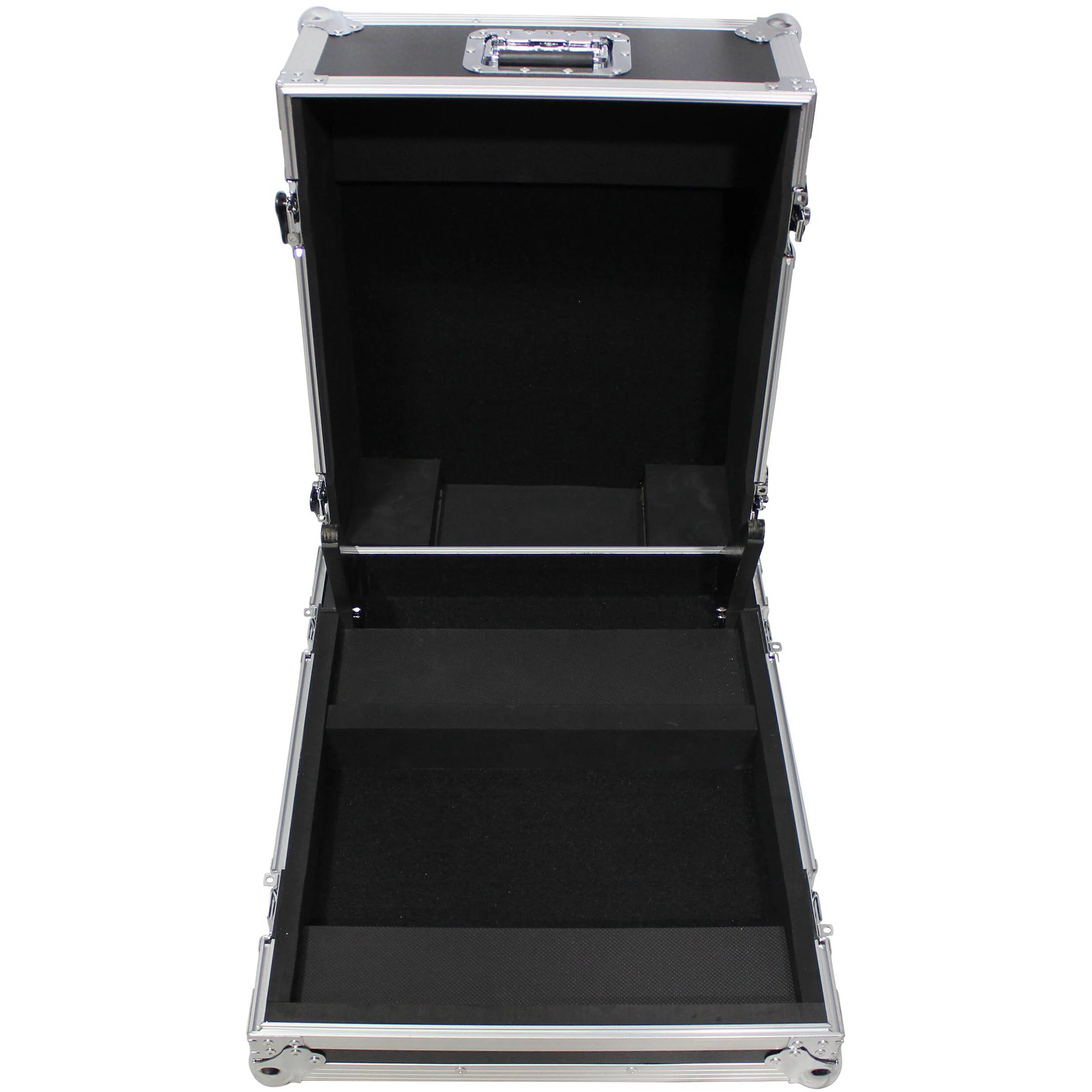 ProX Flight Hard Road Mixer Case for Allen and Heath QU-16 (Silver on Black) - Image 4