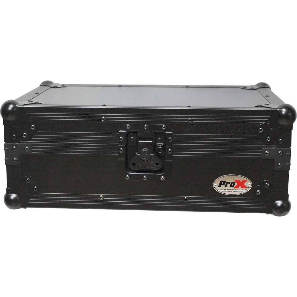 ProX Mixer Case for Large Format 12" DJ Mixers (Black on Black) - Image 9