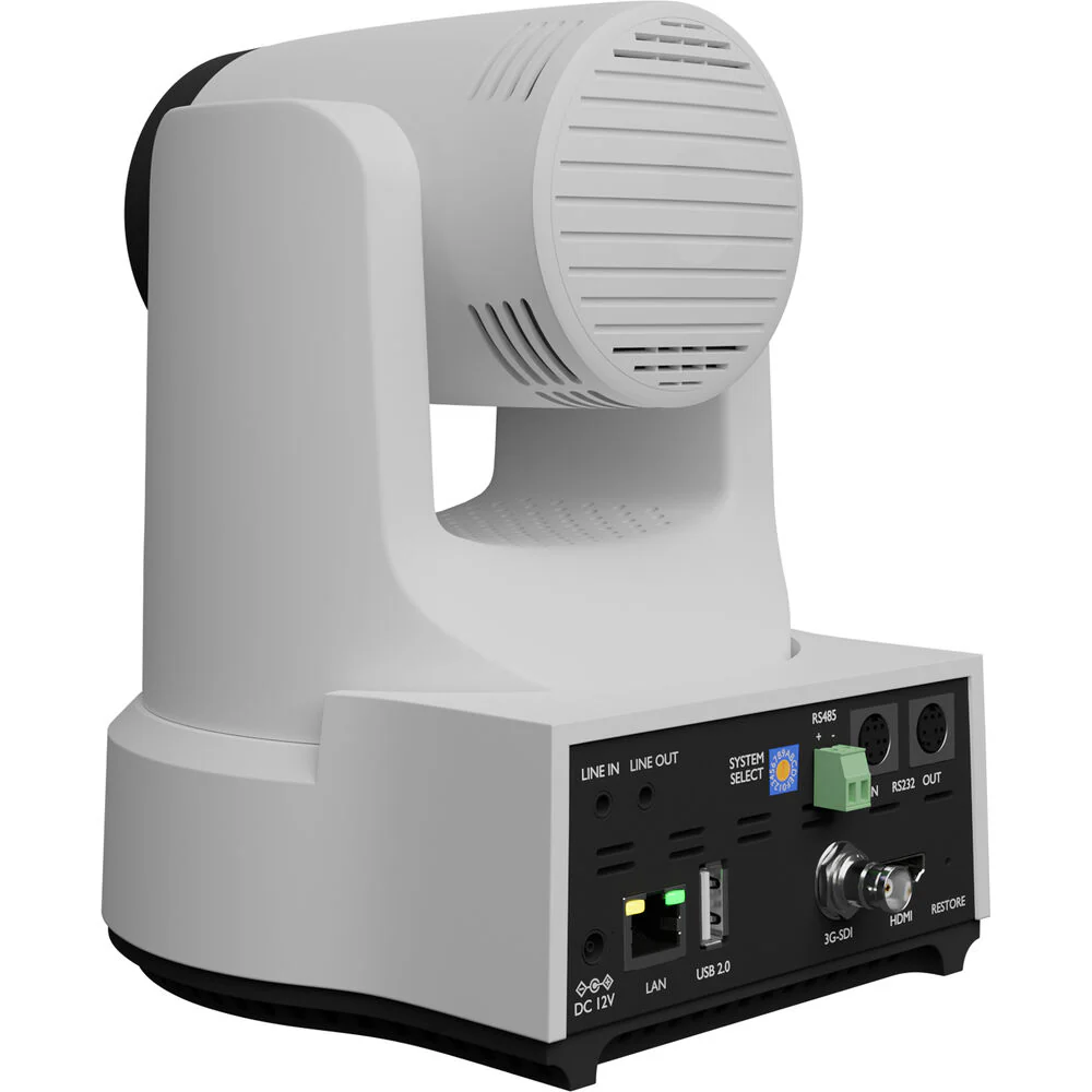 PTZOptics Link 4K SDI/HDMI/USB/IP PTZ Camera with 20x Optical Zoom (White) - Image 6