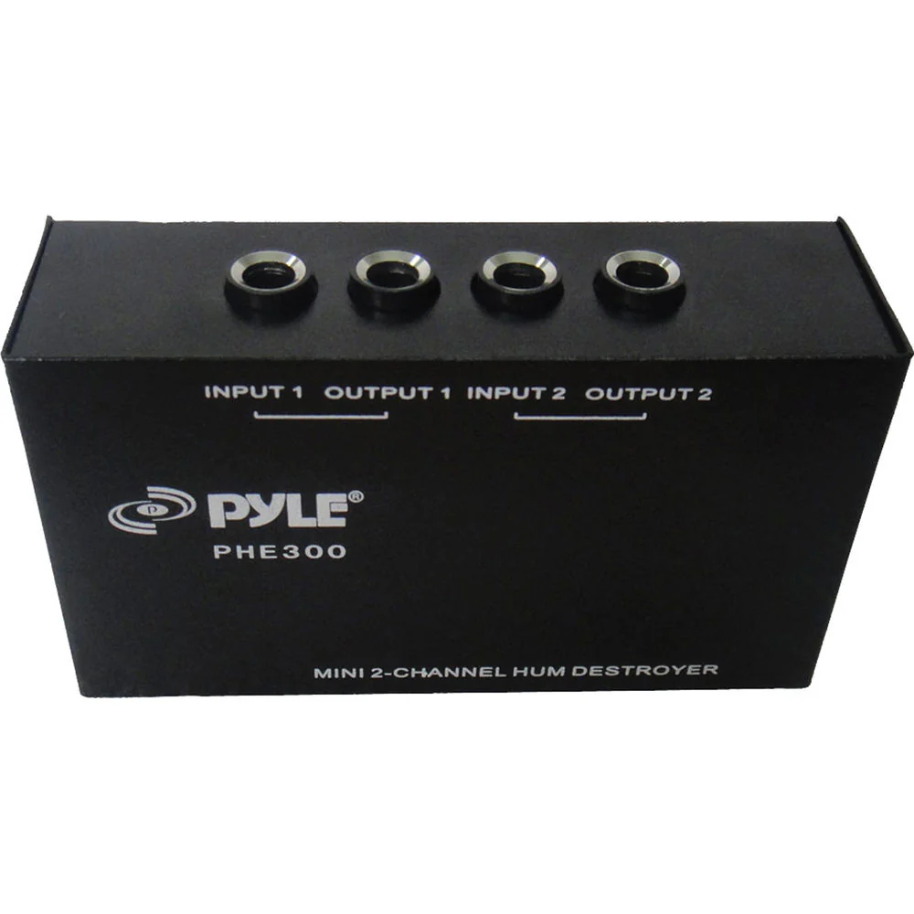 Pyle Pro PHE300 Mini 2-Channel Hum Destroyer