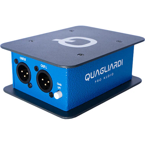 QUAGLIARDI PRO AUDIO COLORBOX Stereo Passive Di Box - Image 2