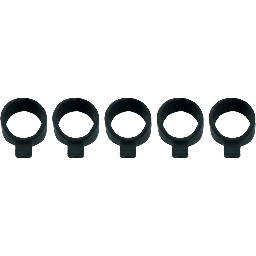 Radius Mic Bands (Black, 5-Pack)