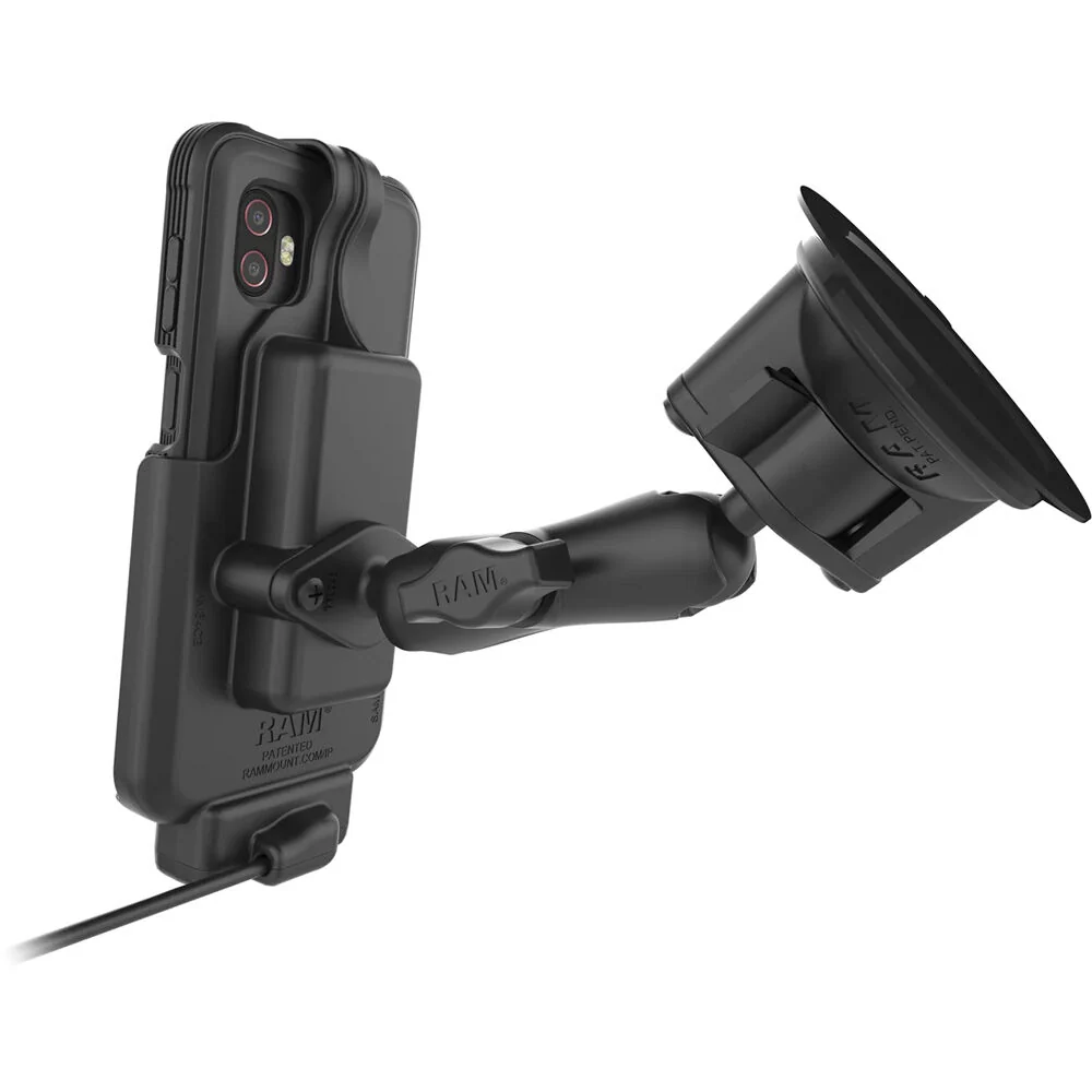 RAM MOUNTS EZ-Roll'r Powered Dock for XCover6 Pro with OEM Case or RAM Skin - Image 5