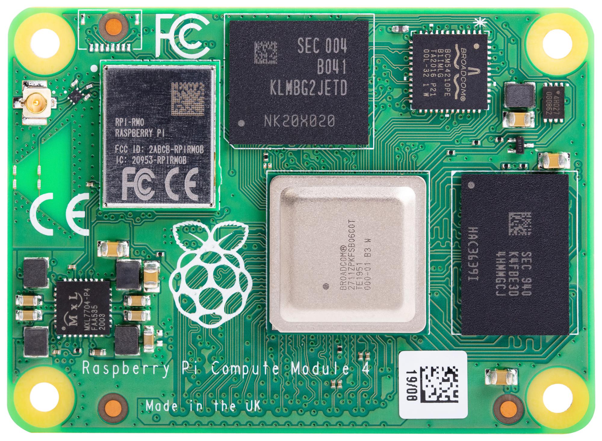 RASPBERRY-PI CM4102032 Raspberry Pi Compute Module 4, with 2GB RAM, 32GB eMMC, Wireless, BCM2711, ARM Cortex-A72 GTIN UPC EAN: 728886755325 - Image 2
