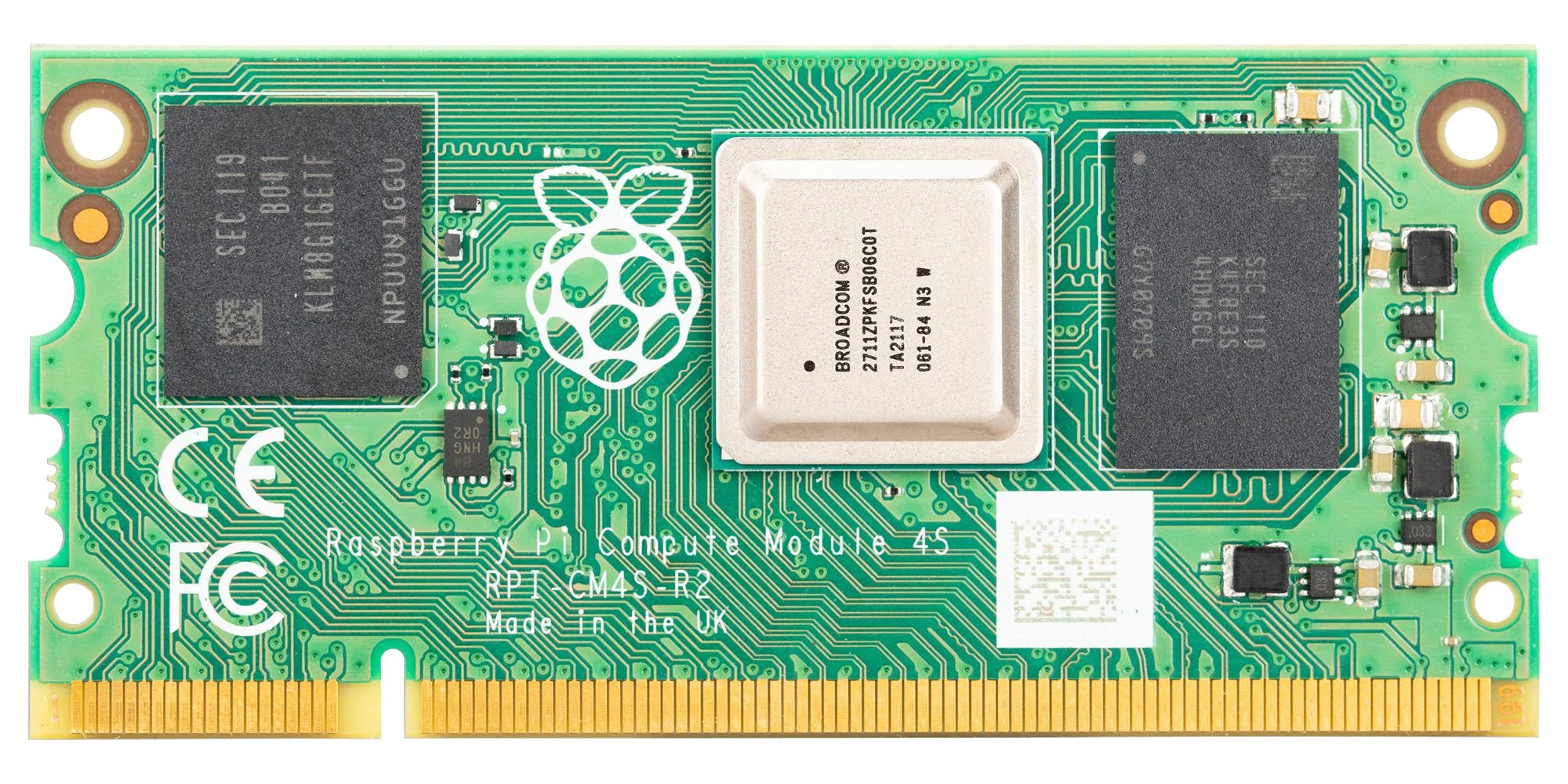 RASPBERRY-PI CM4S01032 SBC, RPI Compute Module 4S, BCM2711, ARM Cortex-A72, 1GB RAM, 32GB eMMC, HDMI 2.0, USB 2.0 - Image 2